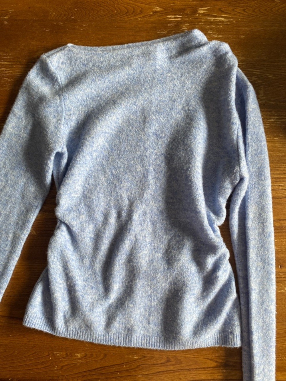 Light Blue Abercrombie Women's Crewneck Sweater